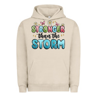 Pigment French Oak stronger than the storm Urban Hoodie - MaliasSmallBusiness