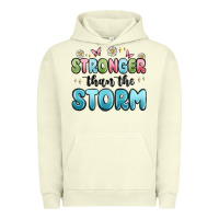 Pigment Pistachio stronger than the storm Urban Hoodie - MaliasSmallBusiness