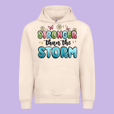 Stronger Than The Storm Urban Hoodie Designed By Maliassmallbusiness