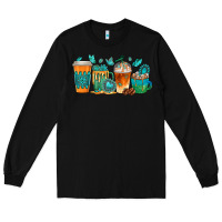 Black gemstone coffee cups Long Sleeve Tee - texasbilliewilder