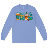 Colony Blue gemstone coffee cups Long Sleeve Tee - texasbilliewilder