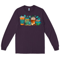 Plum gemstone coffee cups Long Sleeve Tee - texasbilliewilder