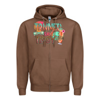 Chestnut tanned and tipsy Zipper Hoodie - texasbilliewilder