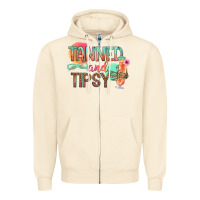Sandshell tanned and tipsy Zipper Hoodie - texasbilliewilder