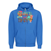 True Royal tanned and tipsy Zipper Hoodie - texasbilliewilder