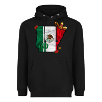 Black mexica oklahama Heavyweight Hoodie - CowhideDigitalArt