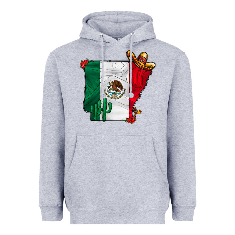Mexica Oklahama Heavyweight Hoodie by CowhideDigitalArt | Teevron
