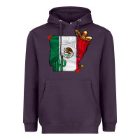 Plum mexica oklahama Heavyweight Hoodie - CowhideDigitalArt