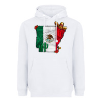 White mexica oklahama Heavyweight Hoodie - CowhideDigitalArt