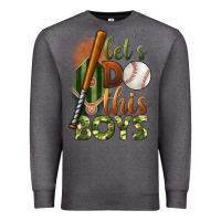 Charcoal Heather let's do this boys field baseball Premium Sweatshirt - BundleAndBundleShop