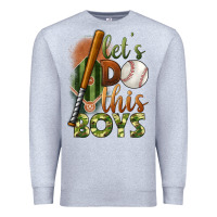 Heather Grey let's do this boys field baseball Premium Sweatshirt - BundleAndBundleShop