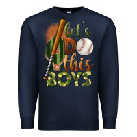 Navy let's do this boys field baseball Premium Sweatshirt - BundleAndBundleShop