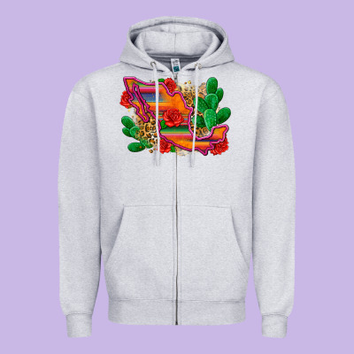 Mexico Map Zipper Hoodie Designed By Zillion Design Studio
