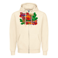 Sandshell mexico map Zipper Hoodie - Zillion Design Studio