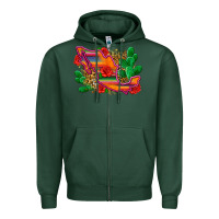 Sports Green mexico map Zipper Hoodie - Zillion Design Studio