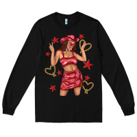 Black heart cowgirl Long Sleeve Tee - texasbilliewilder