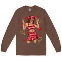 Chestnut heart cowgirl Long Sleeve Tee - texasbilliewilder