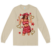 Mushroom heart cowgirl Long Sleeve Tee - texasbilliewilder