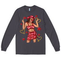 Smoke heart cowgirl Long Sleeve Tee - texasbilliewilder