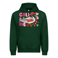 Forest Green call me valentine mallard duck Urban Hoodie - MaliasSmallBusiness