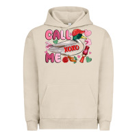 Pigment French Oak call me valentine mallard duck Urban Hoodie - MaliasSmallBusiness