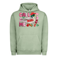 Pigment Oil Green call me valentine mallard duck Urban Hoodie - MaliasSmallBusiness