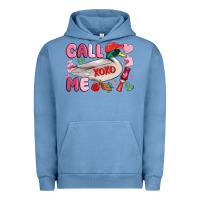 Pigment Pebble Blue call me valentine mallard duck Urban Hoodie - MaliasSmallBusiness