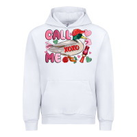 White call me valentine mallard duck Urban Hoodie - MaliasSmallBusiness