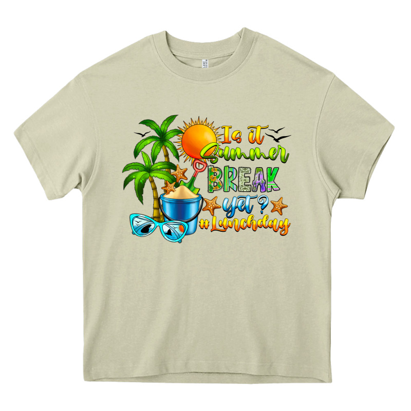 Is It Summer Break Heavy Core Tee by CowhideDigitalArt | Teevron