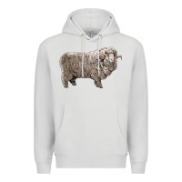 Dove Grey rambouillet sheep Premium Hoodie - LillyAllenDesigns