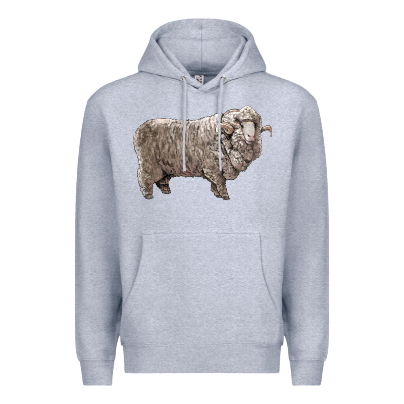 Rambouillet Sheep Premium Hoodie by LillyAllenDesigns | Teevron