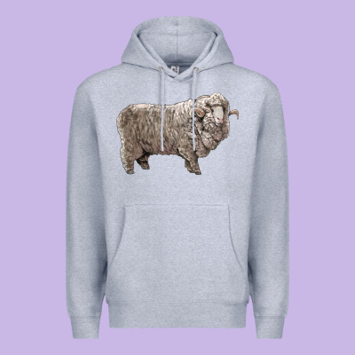 Rambouillet Sheep Premium Hoodie Designed By Lillyallendesigns