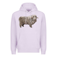 Lilac rambouillet sheep Premium Hoodie - LillyAllenDesigns