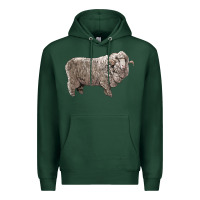 Sports Green rambouillet sheep Premium Hoodie - LillyAllenDesigns