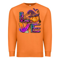 Carrot halloween love Premium Sweatshirt - AdoDesignShop