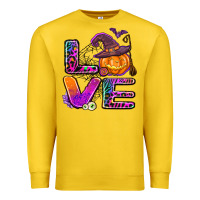 Lemon halloween love Premium Sweatshirt - AdoDesignShop