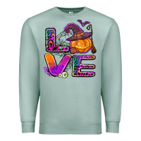 Seafoam halloween love Premium Sweatshirt - AdoDesignShop