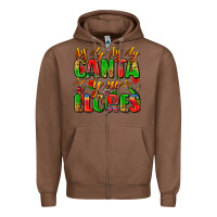 Chestnut ay ay ay ay canta y no llores Zipper Hoodie - Zillion Design Studio