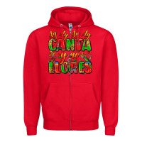 Red ay ay ay ay canta y no llores Zipper Hoodie - Zillion Design Studio
