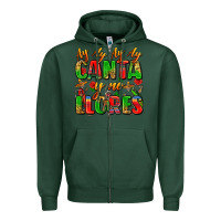 Sports Green ay ay ay ay canta y no llores Zipper Hoodie - Zillion Design Studio