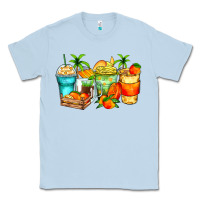 Dusty Blue mango farm fresh coffee cups Classic Tee - Zillion Design Studio