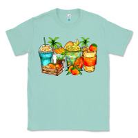 Seafoam mango farm fresh coffee cups Classic Tee - Zillion Design Studio
