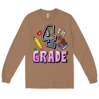 Toasted Coconut Fourth Grade Long Sleeve Tee - RanaPortraitStore