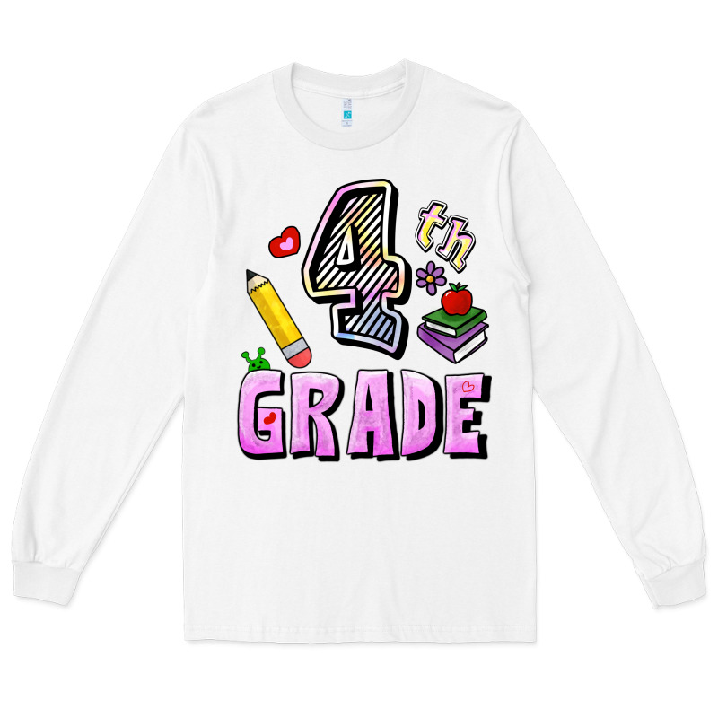 Fourth Grade Long Sleeve Tee by RanaPortraitStore | Teevron