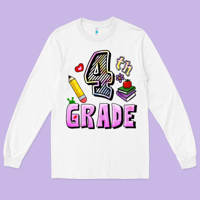 Long Sleeve Tee Fourth Grade
