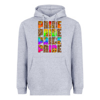Heather Grey pride pride pride pride Heavyweight Hoodie - HRA Design Shop