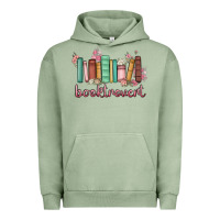Pigment Oil Green booktrovert Urban Hoodie - MaliasSmallBusiness