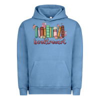 Pigment Pebble Blue booktrovert Urban Hoodie - MaliasSmallBusiness