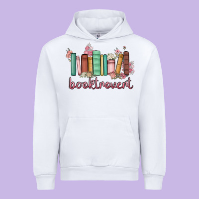 Booktrovert Urban Hoodie Designed By Maliassmallbusiness
