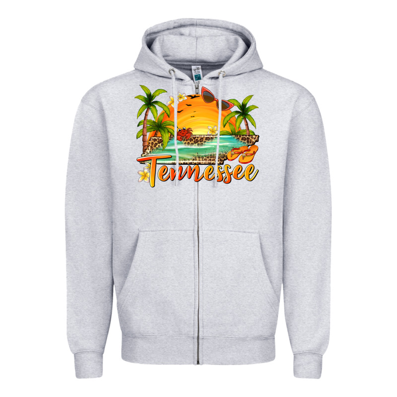 Tennessee Summer Billie Wilder Zipper Hoodie by texasbilliewilder | Teevron